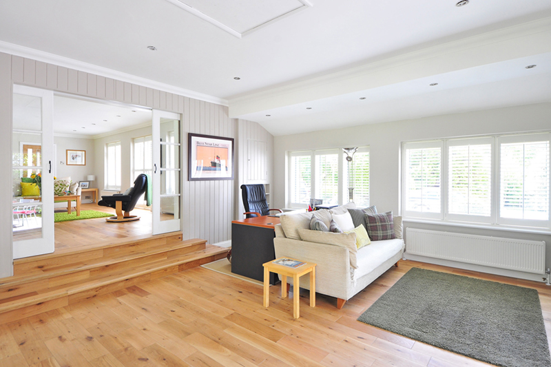 wide space living room